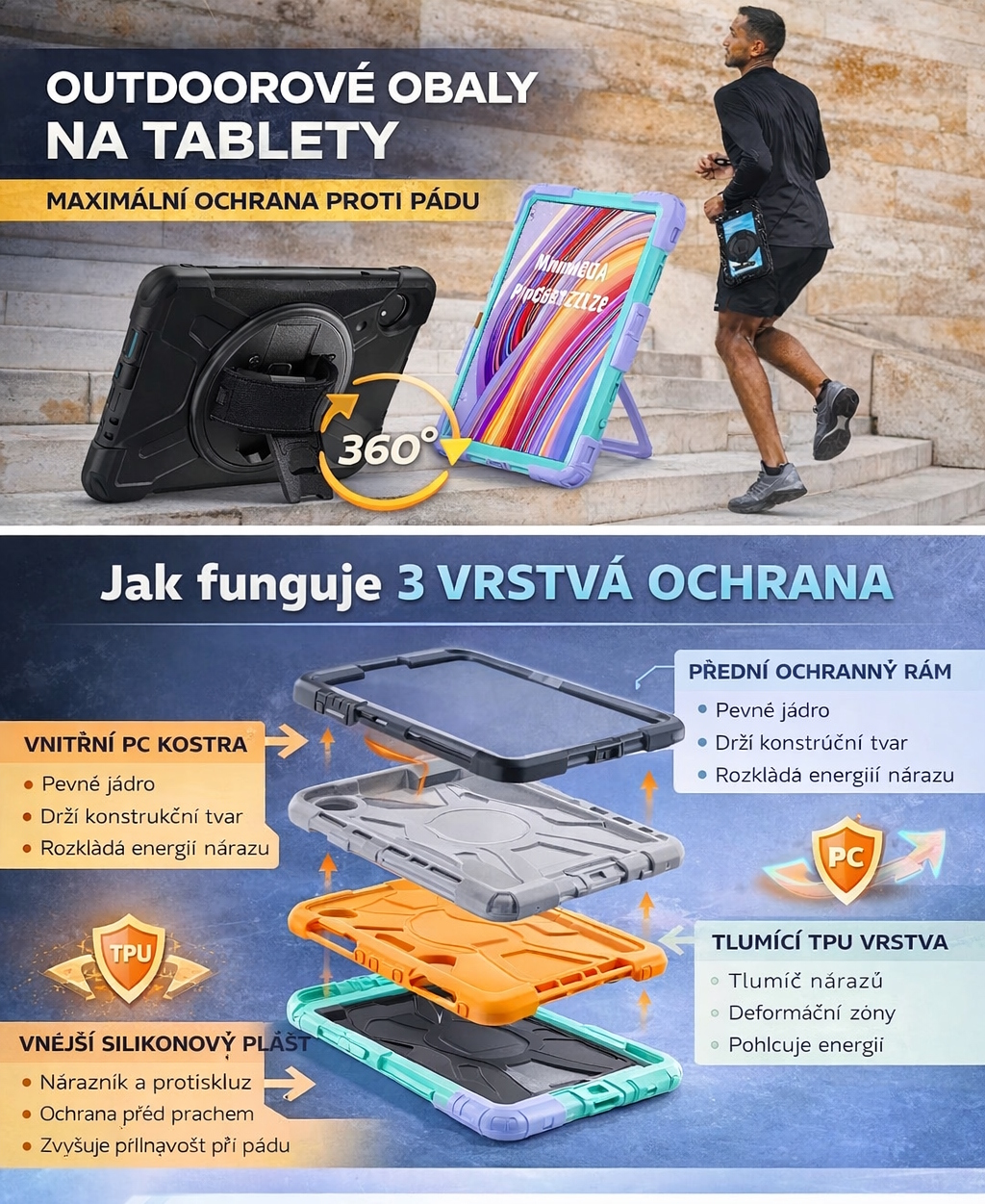 outdoorový obal - baner